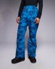 Threadbare Threadbare ski pants in blue and navy print - 3