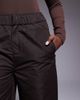 Threadbare Threadbare Ski pants with pocket detail in chocolate brown - part of a set - 4