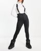 Threadbare Threadbare Ski pants with suspenders in black - 1