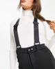 Threadbare Threadbare Ski pants with suspenders in black - 2