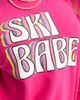 Threadbare Threadbare Ski printed base layer long sleeve top in pink - 3