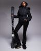 Threadbare Threadbare Ski puffer jacket with faux fur collar in black - 4