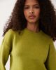 Threadbare Threadbare sweater with wide cuff detail in green - 3