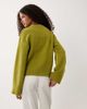 Threadbare Threadbare sweater with wide cuff detail in green - 4