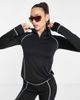Threadbare Threadbare Tall Ski base layer high neck long sleeve top and leggings set in black - 3