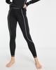 Threadbare Threadbare Tall Ski base layer high neck long sleeve top and leggings set in black - 4