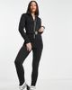 Threadbare Threadbare Tall Ski belted jumpsuit in black - 1