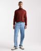 Threadbare Threadbare turtle neck sweater in burgundy-Red - 2