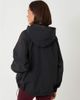 Threadbare Threadbare waterproof hooded funnel neck jacket in black - 3