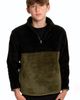 Threads 4 Thought Threads 4 Thought Kids' Pershing Colorblock Faux Fur Quarter Zip Pullover - 2