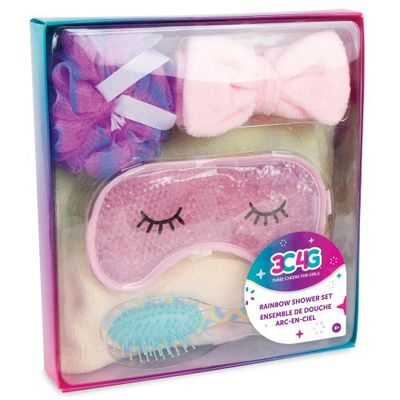 Three Cheers For Girls Three Cheers For Girls 3C4G Rainbow Shower Set 5 Piece Set, Make It Real,Ages 6+