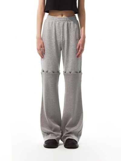 THREE TO EIGHTY Detachable Warmer Pants (Grey)