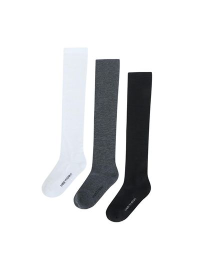 THREE TO EIGHTY LOGO CUSHION CREW SOCKS (3COLORS)