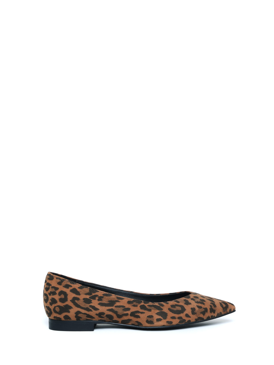 THREE TO EIGHTY Stiletto Flat Shoes_Brown