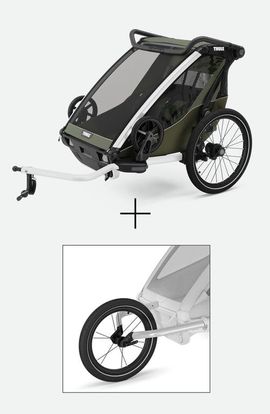 Thule Thule Chariot Lite Double Multisport Trailer with Jog Kit