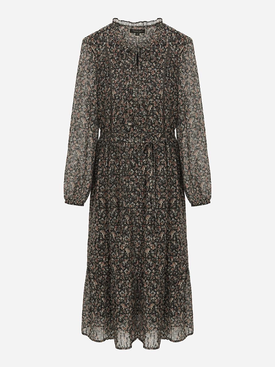 Thursday Island A Line PATTERN Medium Length dress_T246MOP144W