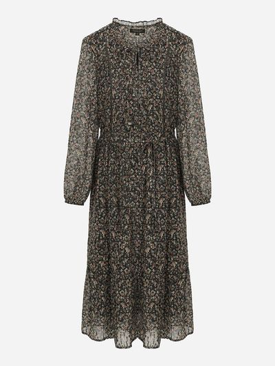 Thursday Island A Line PATTERN Medium Length dress_T246MOP144W
