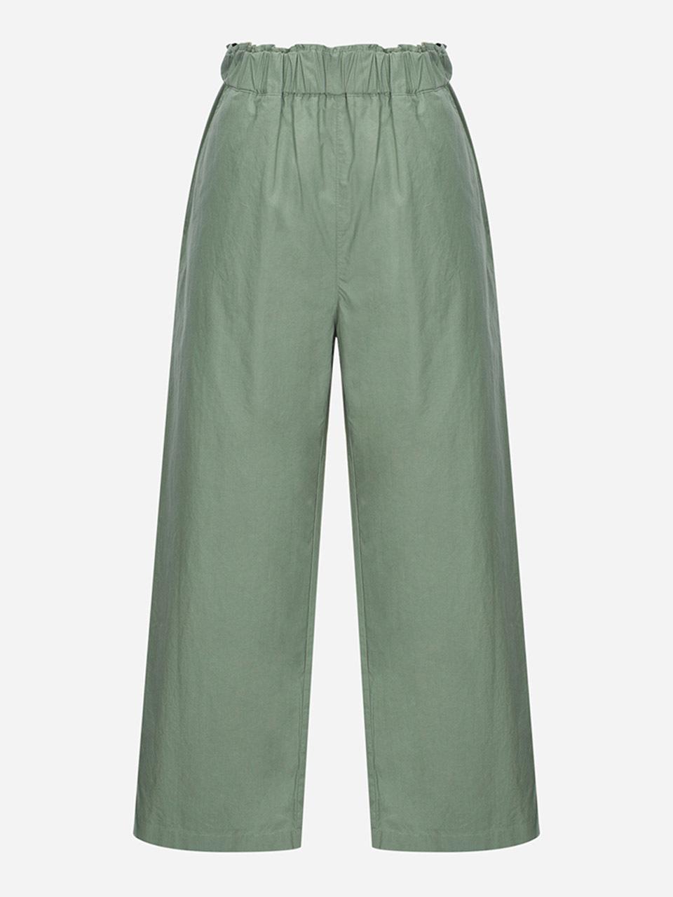 Thursday Island Baggy Fit Elastic Waist Wide Pants (T254MPT233W)