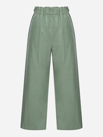 Thursday Island Baggy Fit Elastic Waist Wide Pants (T254MPT233W)