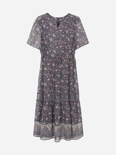 Thursday Island Border Frill Maxi Dress (T254MOP358W)