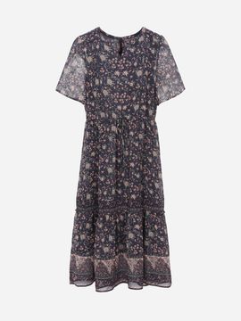 Thursday Island Border Frill Maxi Dress (T254MOP360W)