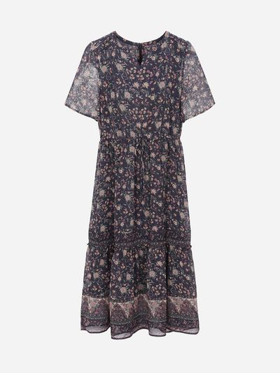 Thursday Island Border Frill Maxi Dress (T254MOP360W)