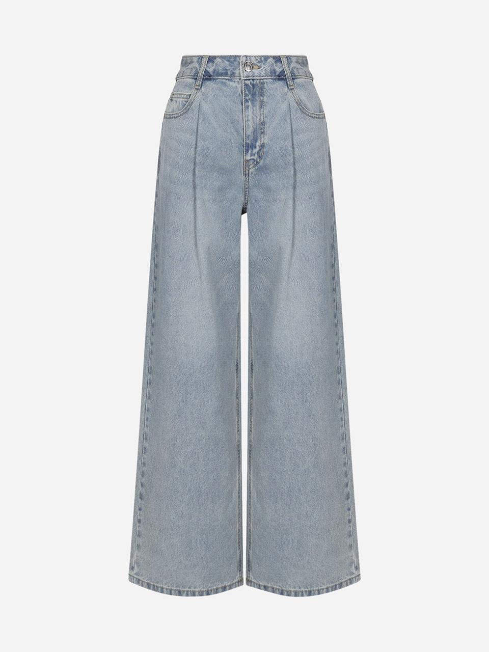 Thursday Island Chin Wide Denim Pants (T254MJE236W)