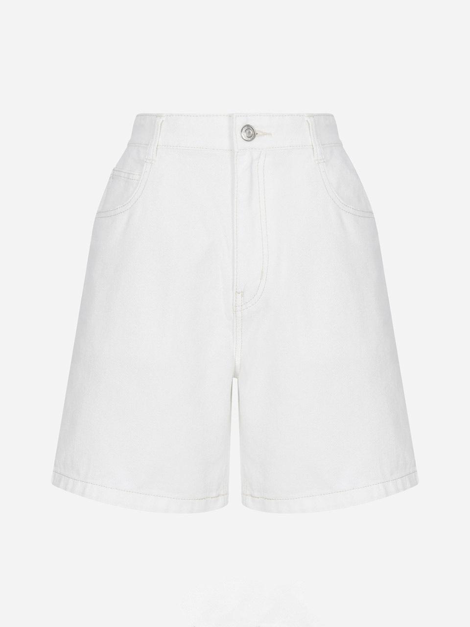 Thursday Island Denim Shorts [White] (T254MJE253W)