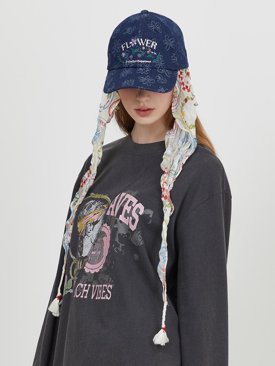 Thursday Island Embroidered Jacquard Ball Cap (T252MCP137W)