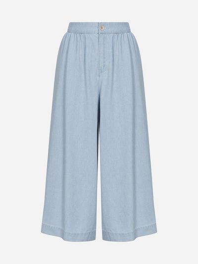 Thursday Island Flare Culottes Denim Pants (T254MJE245W)