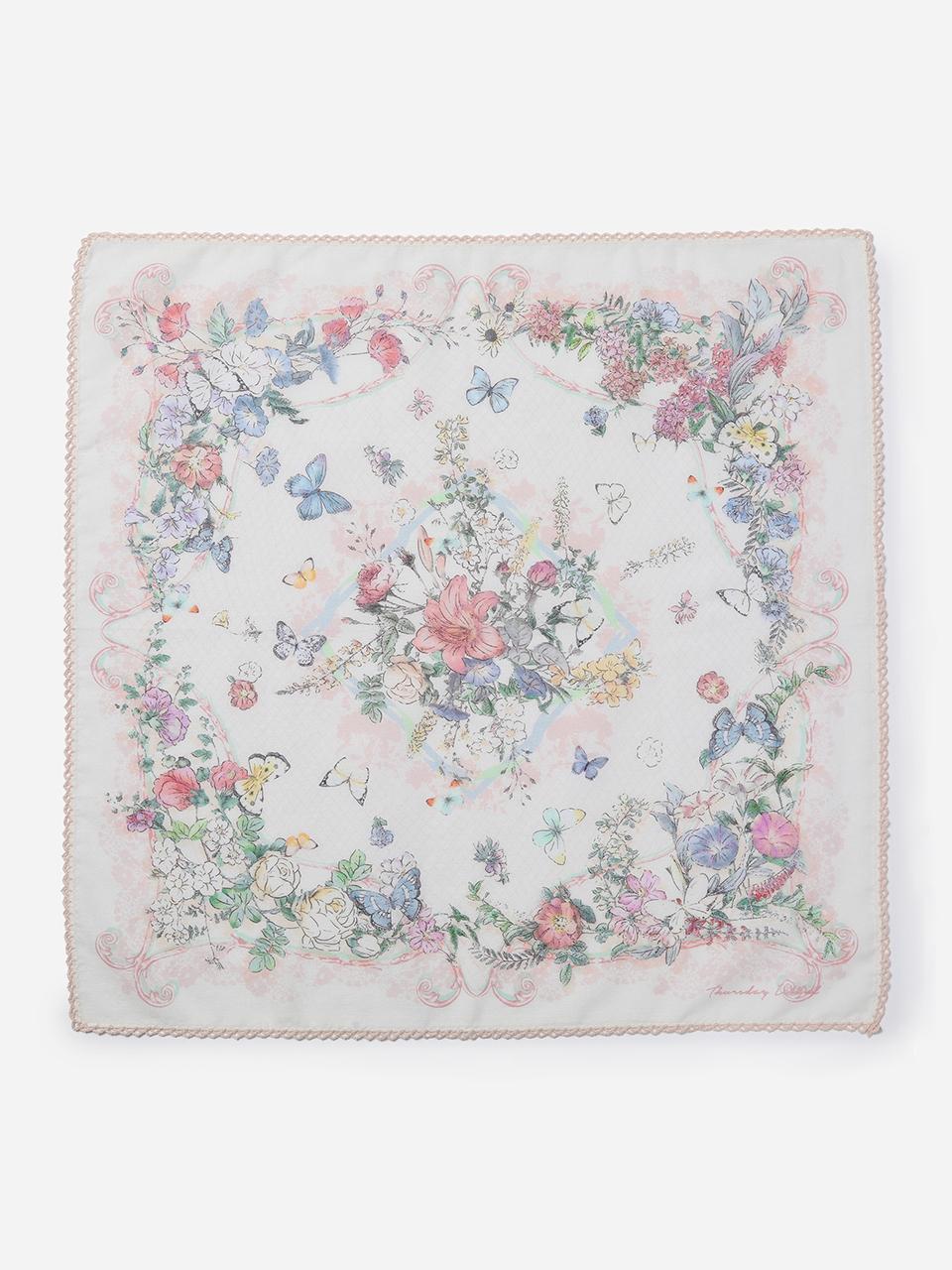 Thursday Island Floral Lace Bandana Scarf (T252MHC133W)