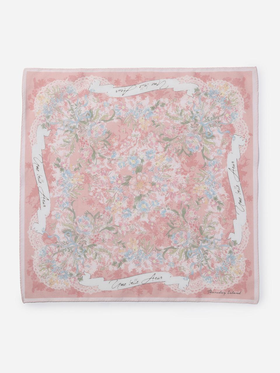 Thursday Island Flower Bouquet Bandana Scarf (T254MHC231W)
