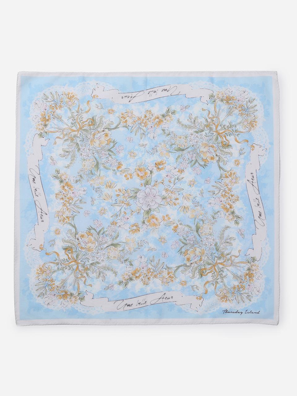 Thursday Island Flower Bouquet Bandana Scarf (T254MHC232W)