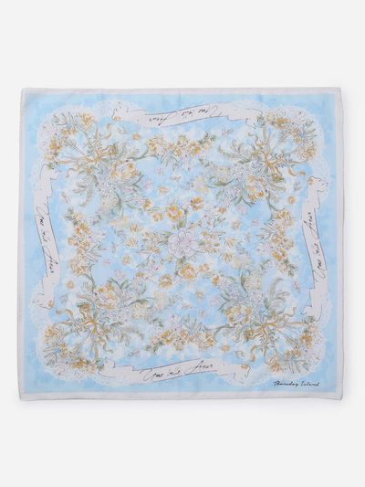 Thursday Island Flower Bouquet Bandana Scarf (T254MHC232W)