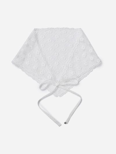Thursday Island Flower Lace Triangle Scarf (T254MSF231W)