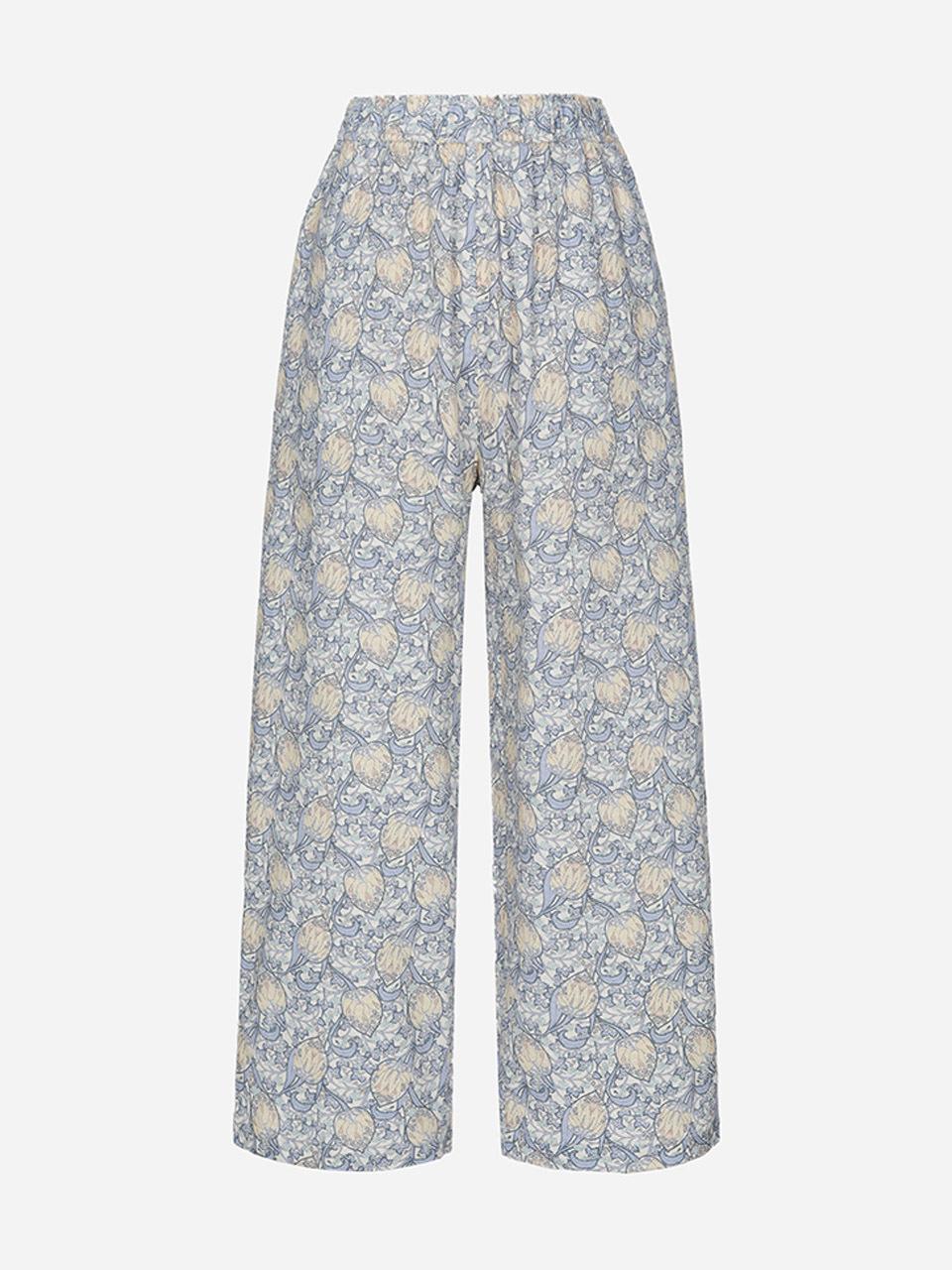 Thursday Island Flower Printing Jacquard Wide Pants (T254MPT243W)