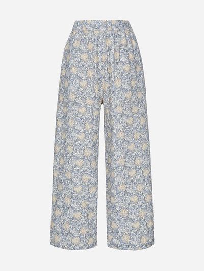 Thursday Island Flower Printing Jacquard Wide Pants (T254MPT243W)