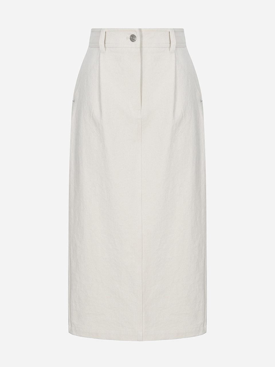 Thursday Island H-line Cotton Skirt (T252MSK133W)