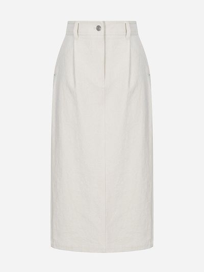 Thursday Island H-line Cotton Skirt (T252MSK133W)