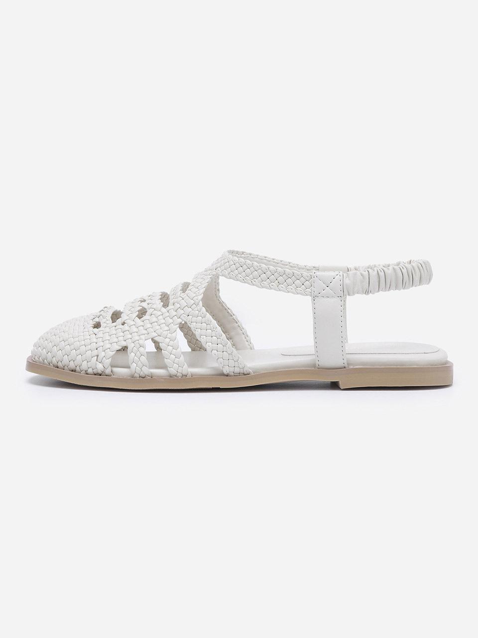 Thursday Island Mesh Twist Flat Ballet (T252MSE133W)