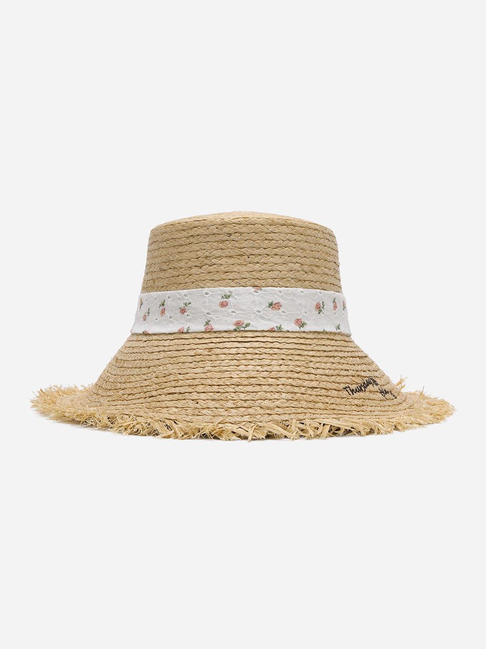 Thursday Island Ribbon Raffia Hat (T254MCP239W)