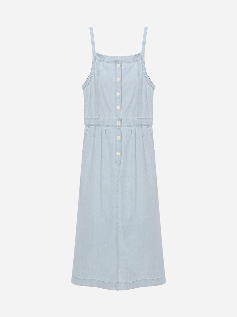 Thursday Island Sleeveless Denim Dress (T254MOP351W)