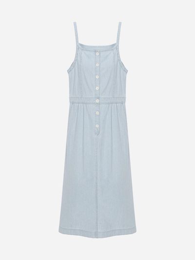Thursday Island Sleeveless Denim Dress (T254MOP351W)