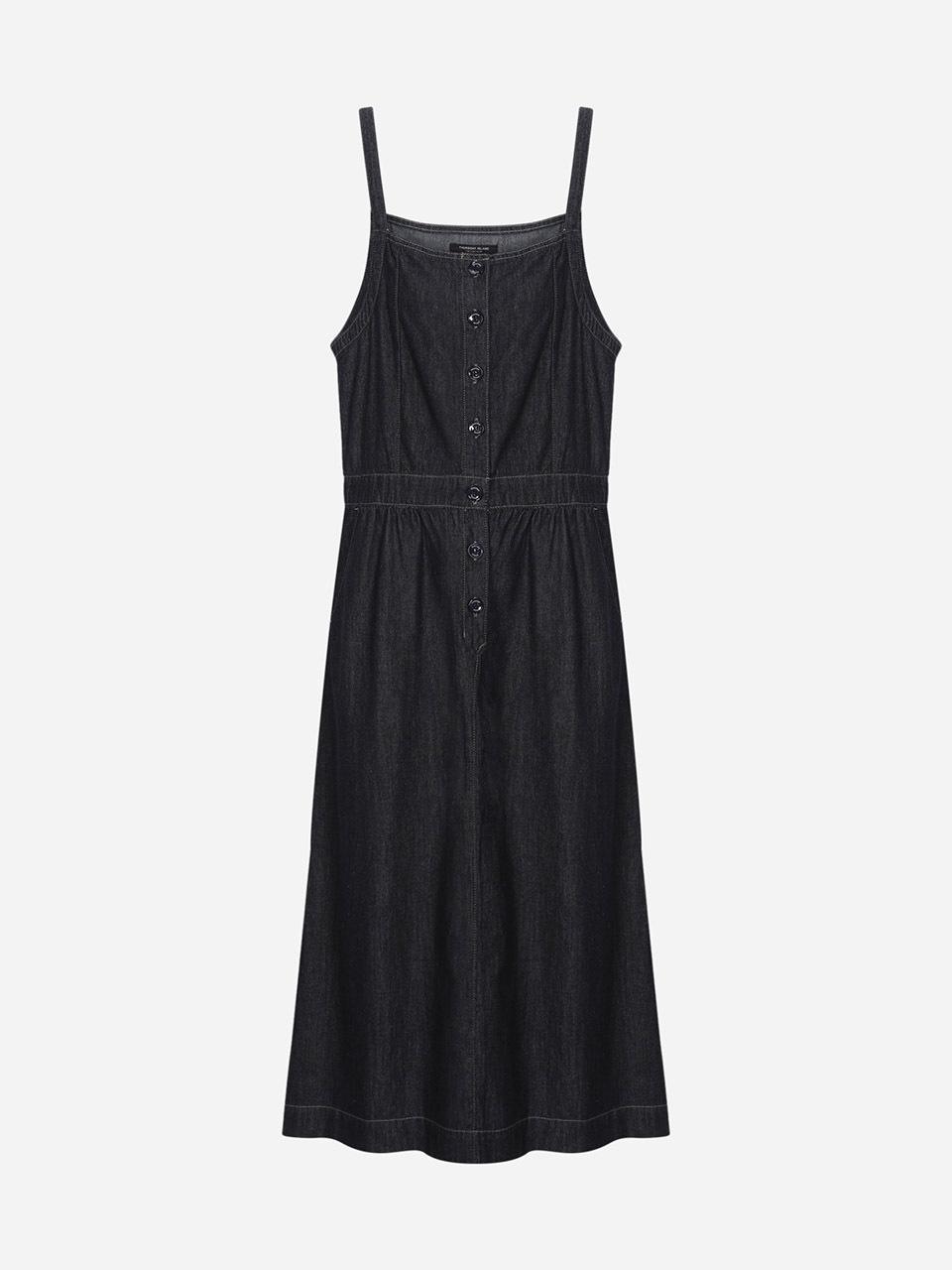Thursday Island Sleeveless Denim Maxi Dress (T254MOP352W)