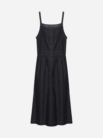 Thursday Island Sleeveless Denim Maxi Dress (T254MOP352W)