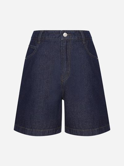Thursday Island Washing Denim Shorts [Indigo] (T254MJE261W)
