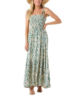 Tiare Hawaii Tiare Hawaii Hilo Smocked Maxi Dress