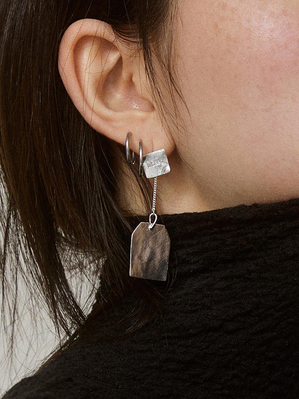 tibaeg TIBAEG SILVER DROP EARRING SILVER