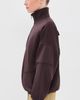 Tibi Tibi Active Knit Zipper Detailed Track Jacket Brown - 4