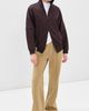 Tibi Tibi Active Knit Zipper Detailed Track Jacket Brown - 5